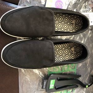 Sanuk Shoes, Women Size 9, Leather, Black